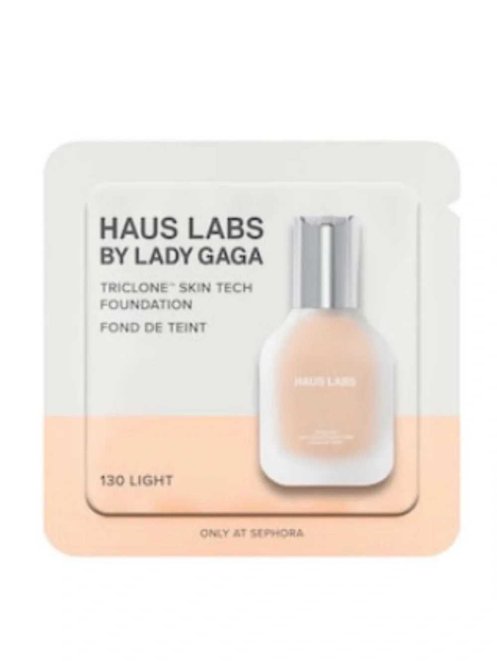 ⚡️ $1 Haus Labs By Lady Gaga Triclone Foundation in 130 Light Sample Packet